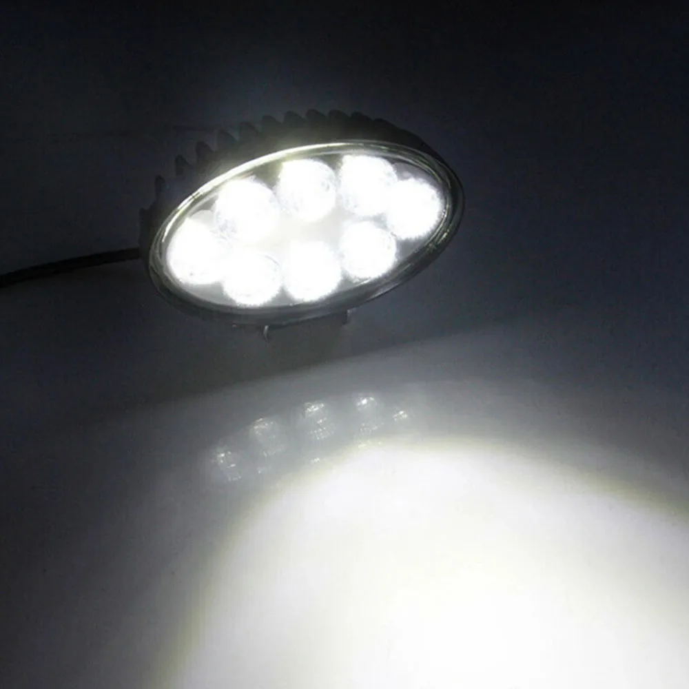 Oval FÜHRTE Arbeit Lampe Nebel Licht 5 zoll 60W Für Lkw OffRoad Traktor Flut Scheinwerfer 9-32V nacht Fahren Lichter Arbeit Licht Off Road – Detail 7