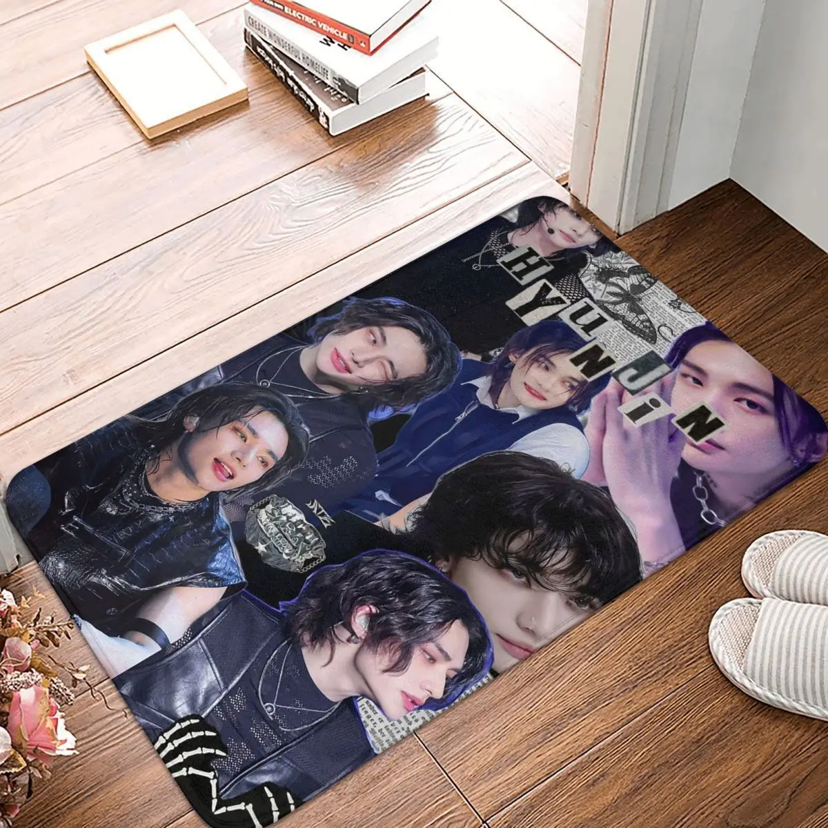 HyunJin Korean Kpop Singer Doormat Kitchen Entrance Home Floor Mat Anti-slip Carpet Rug for Living room Footpad Mats