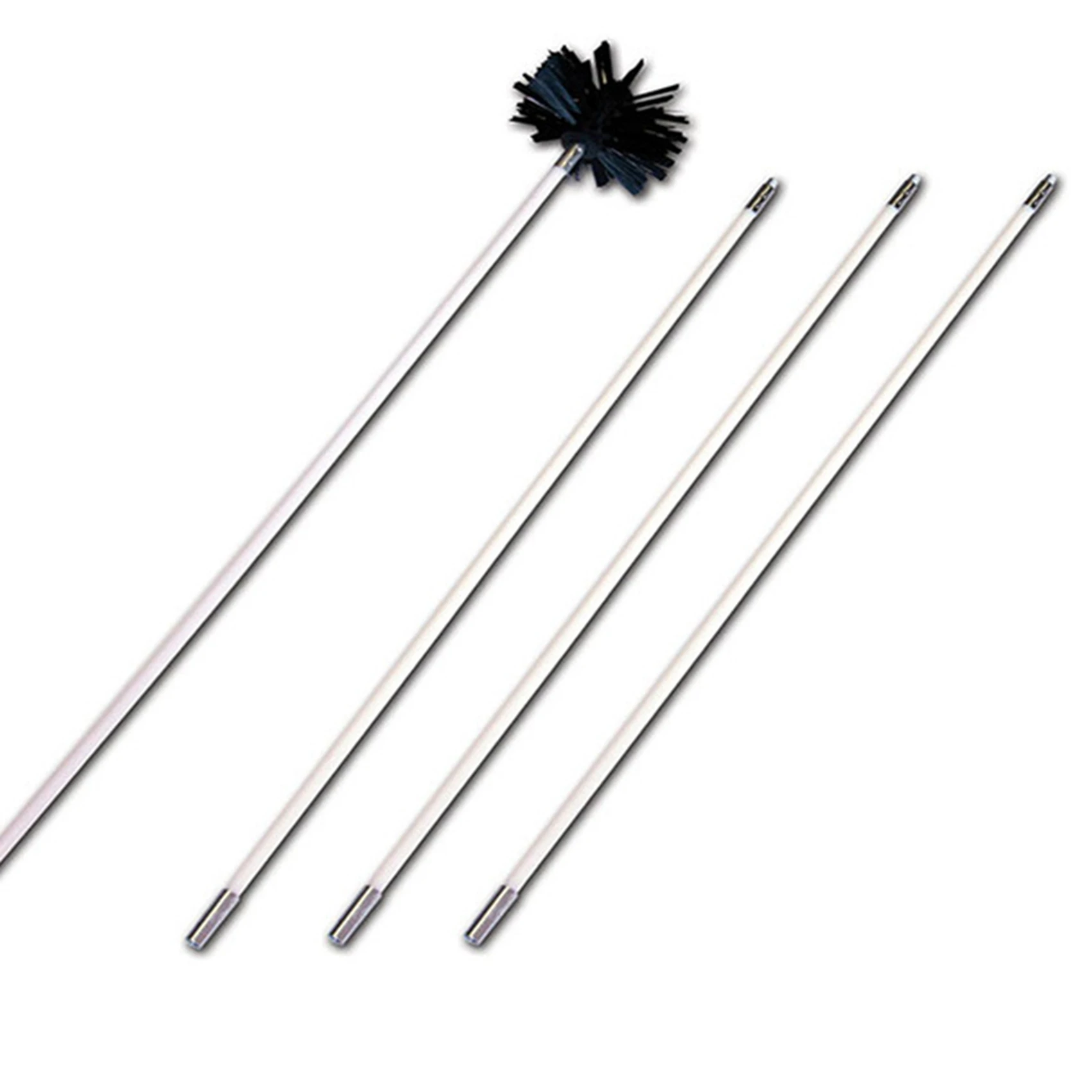 

VEHO-34Pcs Chimney Brush Set Household Industrial Chimney Boiler Brush Dryer Cleaning Tool Fireplace Clean Kit