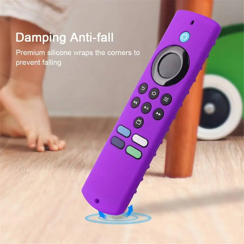 Silicone Case ForAmazon Fire-TV Stick Lite Remote Control Shockproof Anti-Slip Replacement Protective Cover Case For Fire-TV