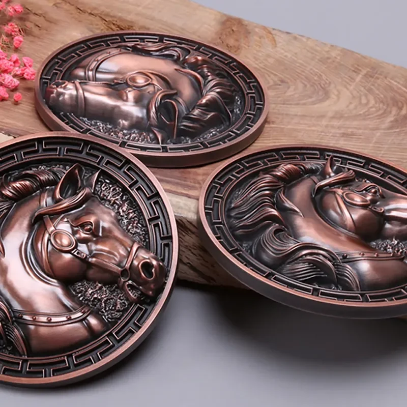 Custom Advertising Outdoor Engraved Metal Plaque Sign Personalized Copper Brass Sculpture Sign Hotel Office Home Room Door