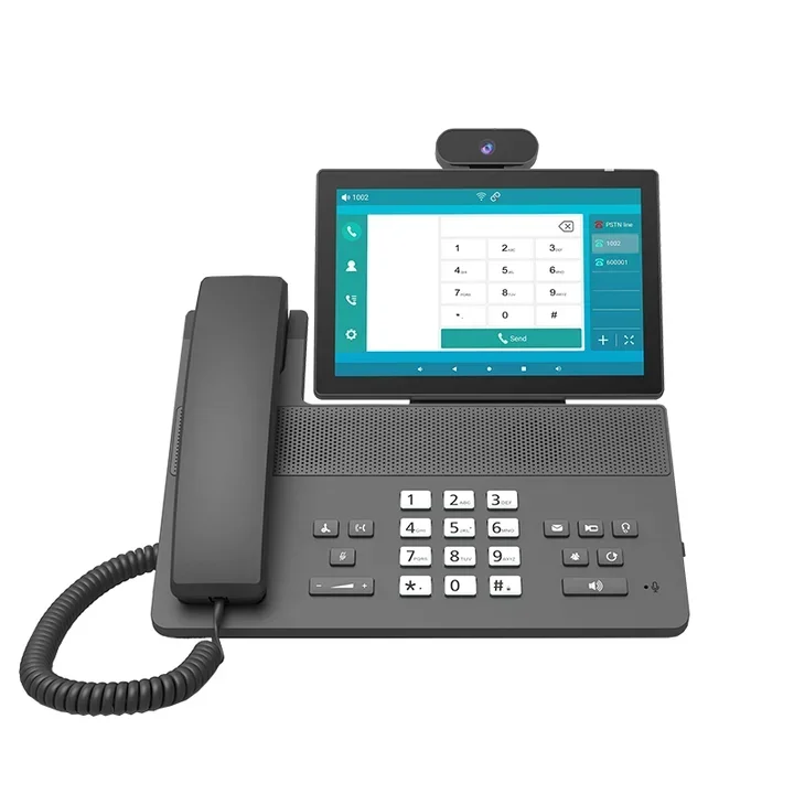 IP Phone Android11 8-inch IPS Screen Dual Gigabit Network Interface Audio Video Conferencing 6 Accounts