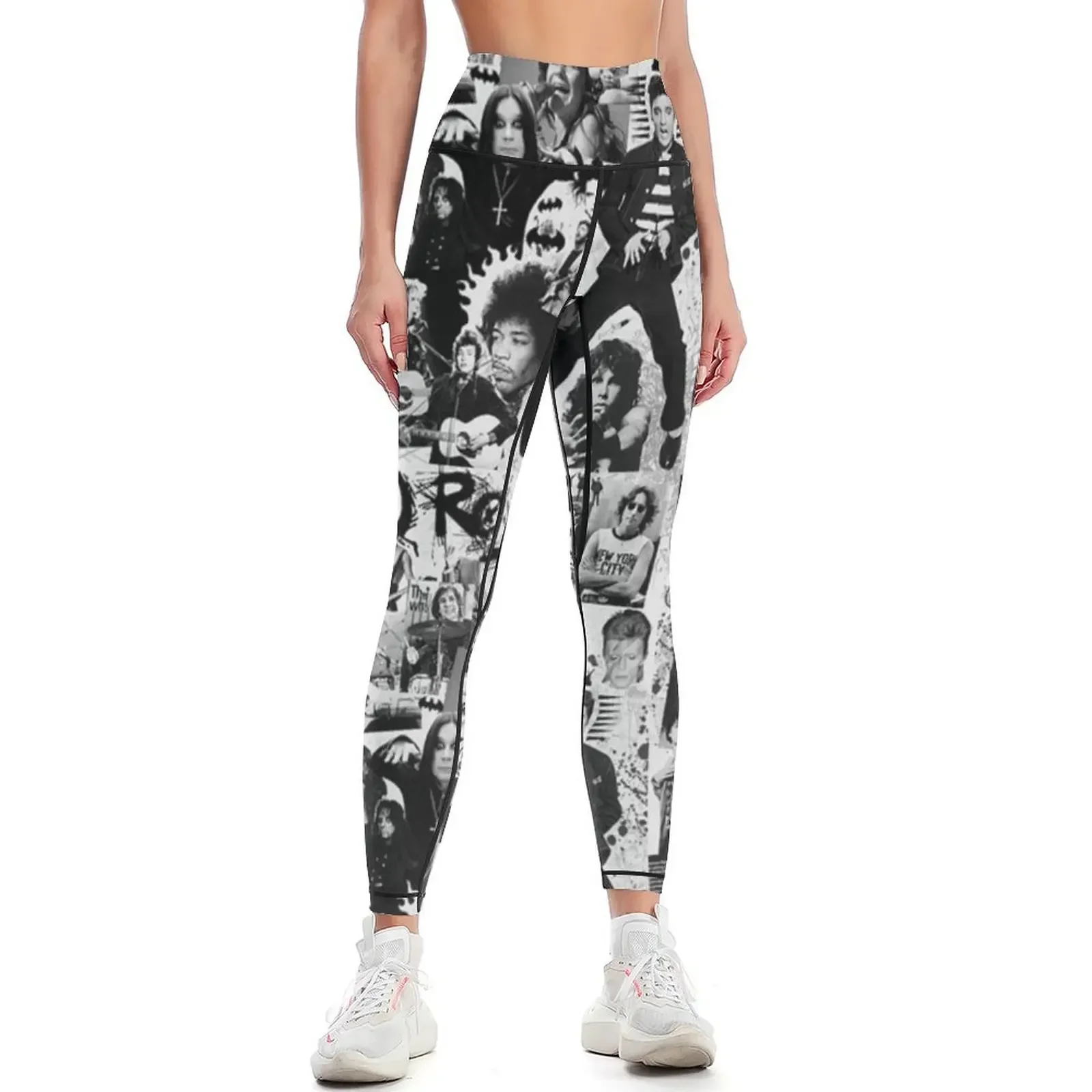 

ROCK AND ROLL Tapestry Leggings Jogger pants Women's tights Female legging pants Sports pants woman Womens Leggings