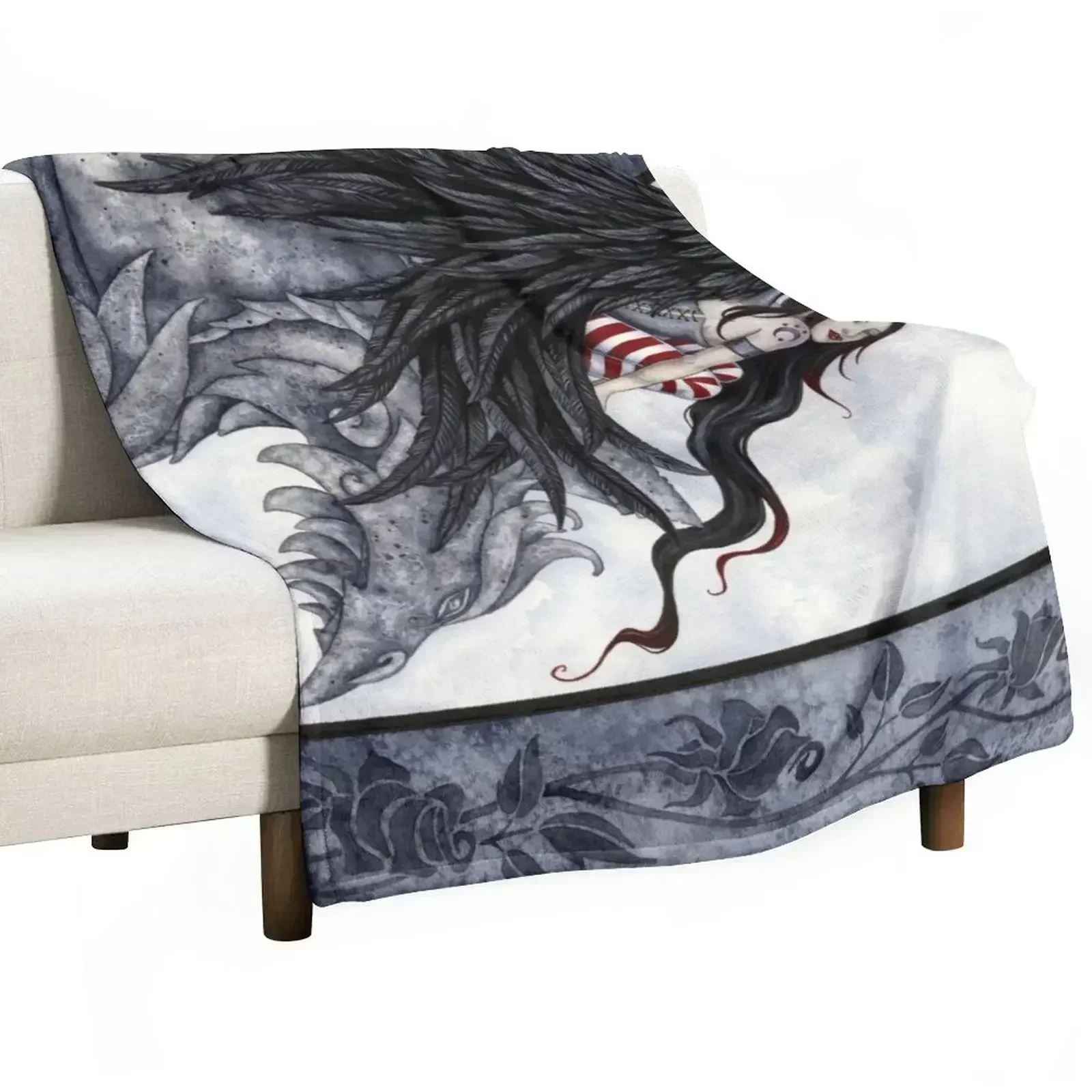Gothic Throw Blanket Extra Large Throw Soft Luxury Thicken Nap For Baby Beach Blankets