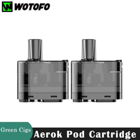 2pcs/pack Original Wotofo Aerok Pod Cartridge 4ml NexMESH Coils 0.6ohm/0.8ohm for Aerok Pod Kit Electronic Cigarette