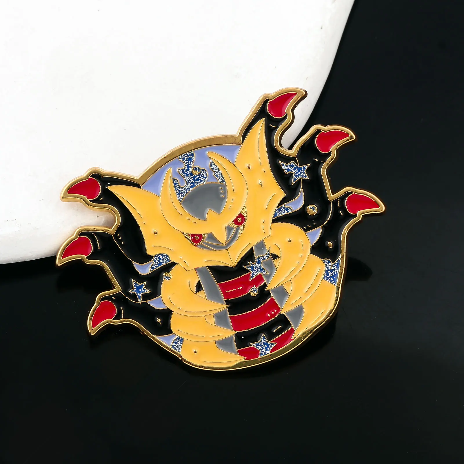Przypinki Pokemon Potwór z Kreskówki Dialga Broszki EIF Giratina Odznaka Klapa Pin Plecak Ubrania Akcesoria Biżuteria Prezenty Urodzinowe