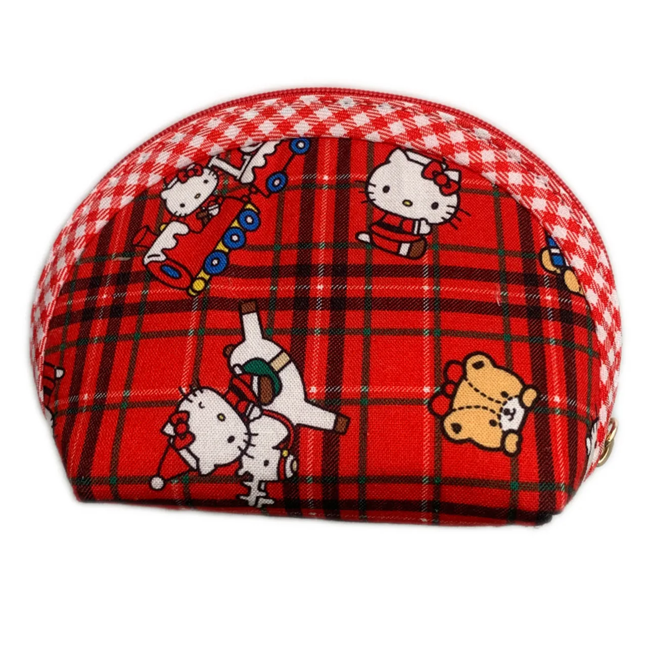 Cartoon Anime Hello Kitty Hand-held Zipper Shell Coin Purse for Girls Mini Simple Cute Children Wallet Bag Storage Device Gifts view 5