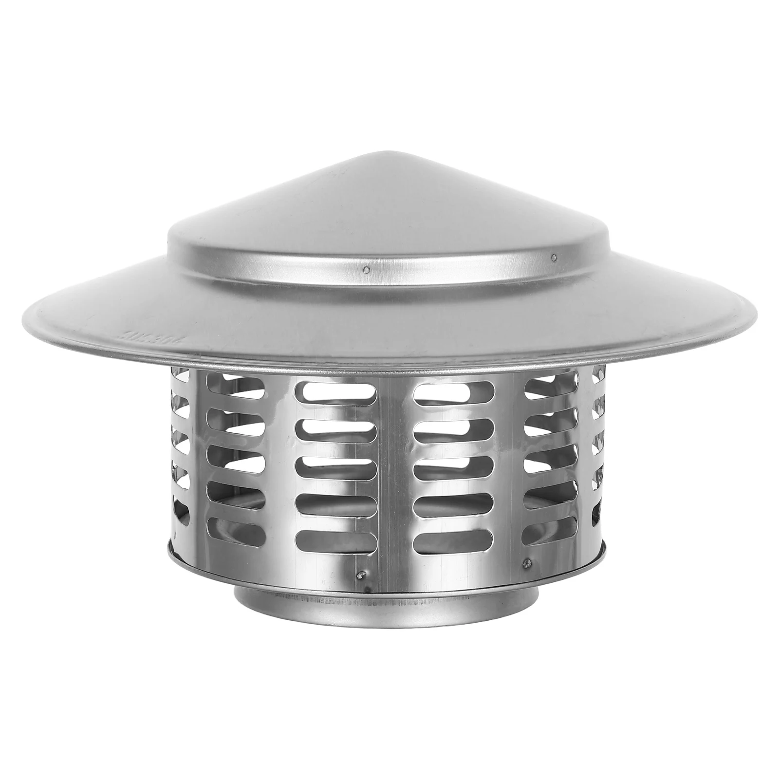 

304 Stainless Steel Birdproof Vent Cap Weatherproof Chimney Hood Outdoor Exhaust Pipe Cover Rainproof Range Hood for Kitchen