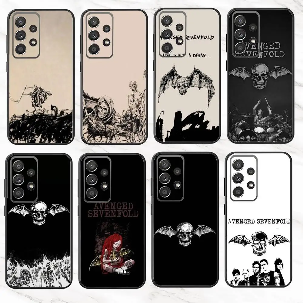 

Avenged S-Sevenfold R-Rock Phone Case For Samsung S25,S24,S21,S22,S23,S30,Ultra,S20,Plus,Fe,Note,10,9,5G Black Cover