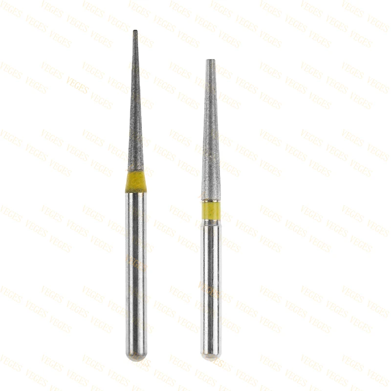 Fresas de diamante Dental para preparación de dientes, herramienta endodóntica de alta velocidad, tipo TF FG, 1,6mm