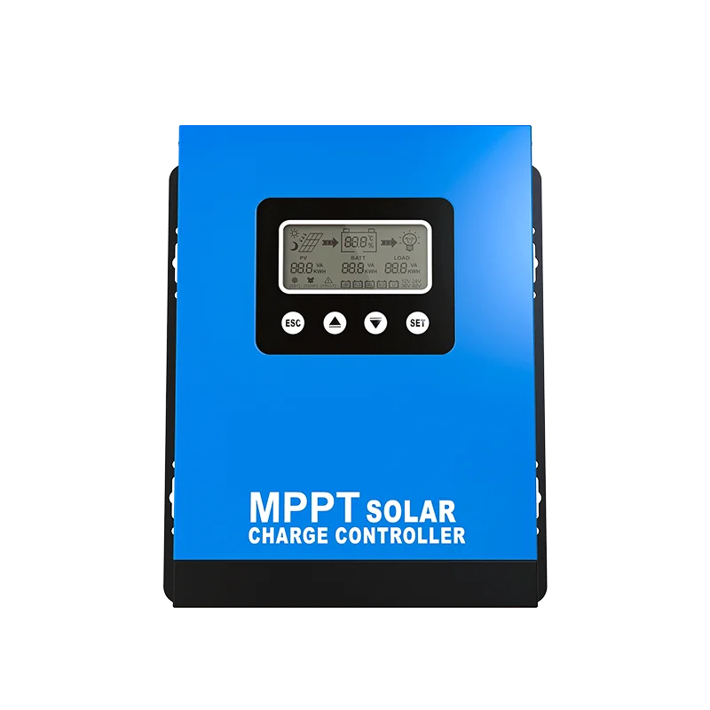 MPPT 18-160VDC Solar Charge Controller 30-120A Auto 12V/24V/36V/48V For Lead-acid Lithium Battery Solar PV Regulator LCD Display