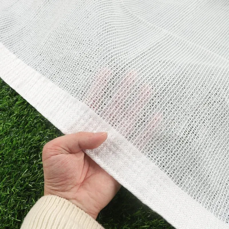 6Pin White Sunshade Net Garden Sunblock Shade Mesh Shading 80% Plants Sun Shelter Balcony Privacy Screen Netting Outdoor Awning