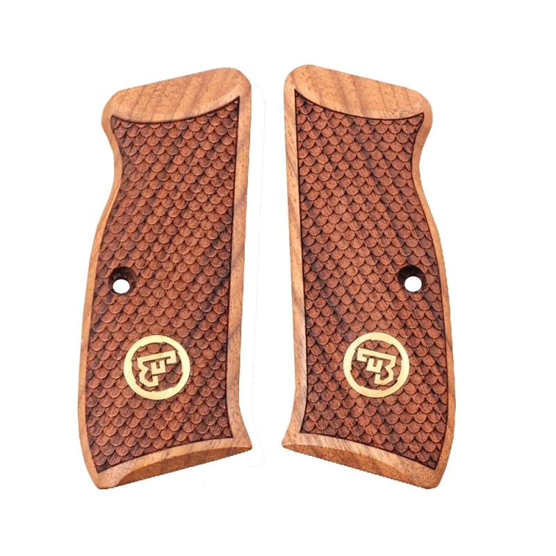 KSD Brand CZ 75 Full Size Compatible Walnut Grips Dragon Skin