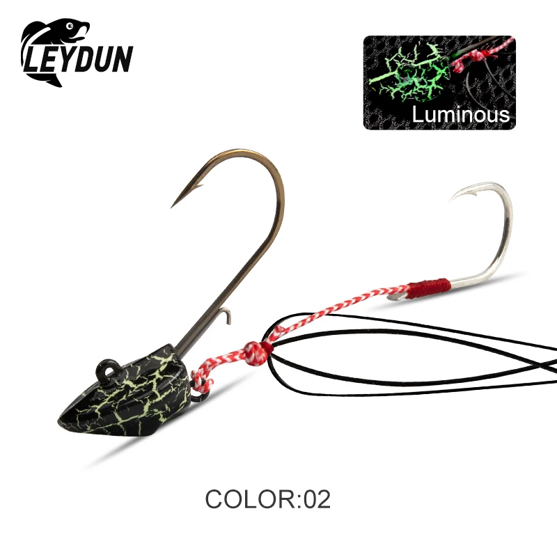 LEYDUN Heiße Angelköder DEEP CONTROL UP Tenya Madai Jig Kabura Salzwasser Jighead Blei Meer Bootfahren Köder Garnelen Gummirock Jigs