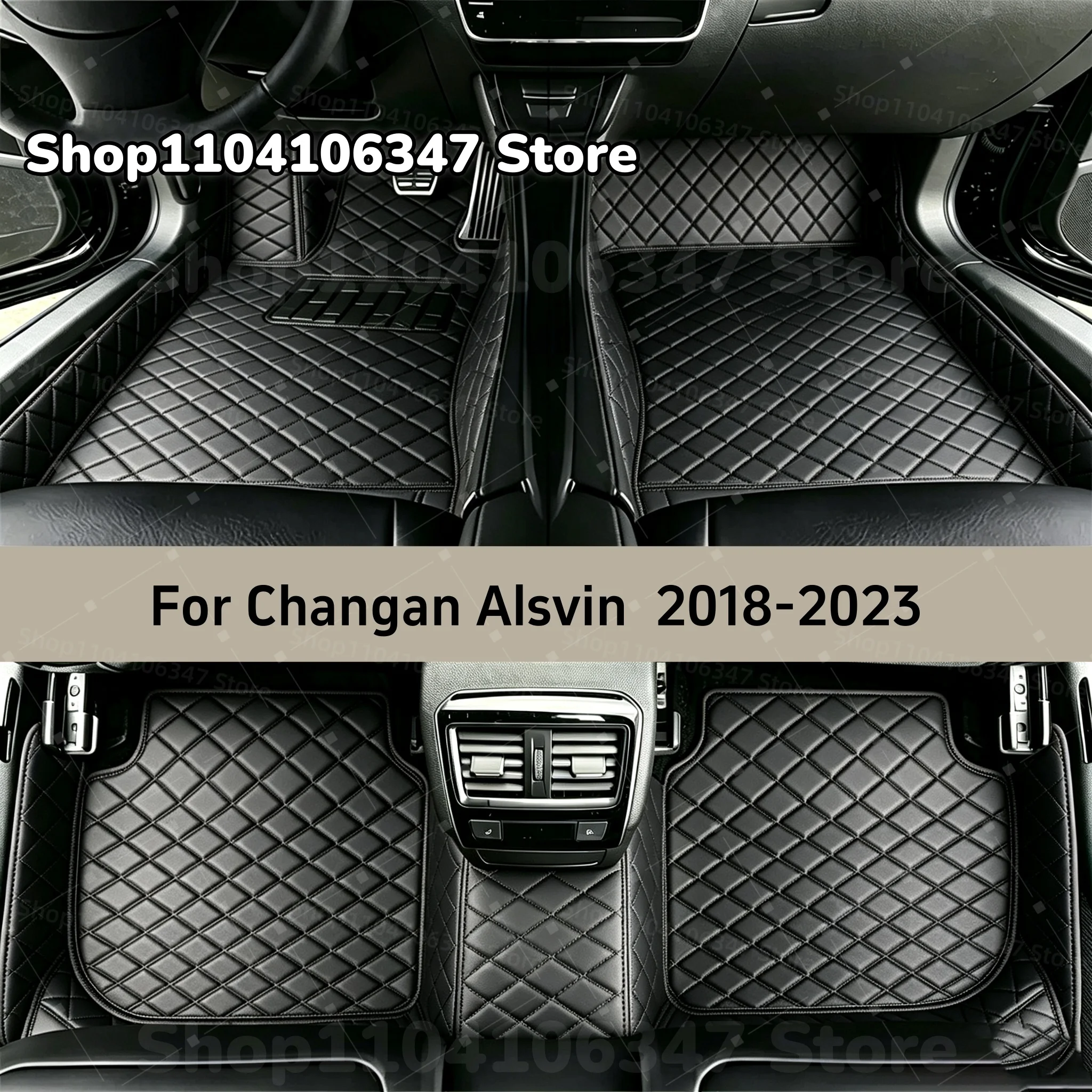 Car Floor Mats Fit For Changan Alsvin 2023 2022 2021 2020 2019 2018 Custom Car Mat Auto Mats Carpets