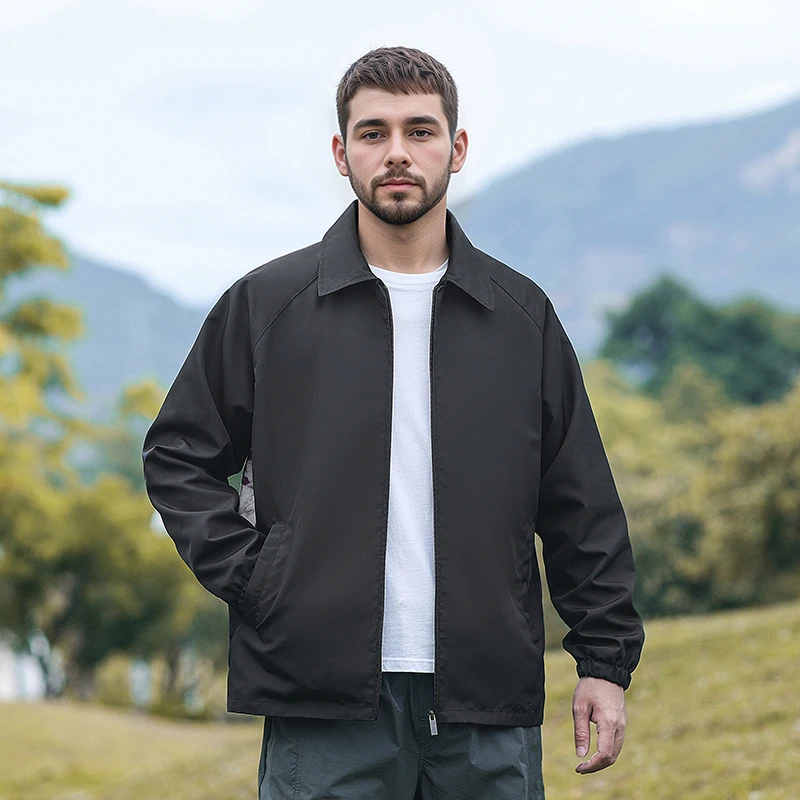 

Men Outdoor Sports Cycling Fitness Running Windproof Breathable Jacket Spring Autumn High Quality Fashion Multi functional Coat