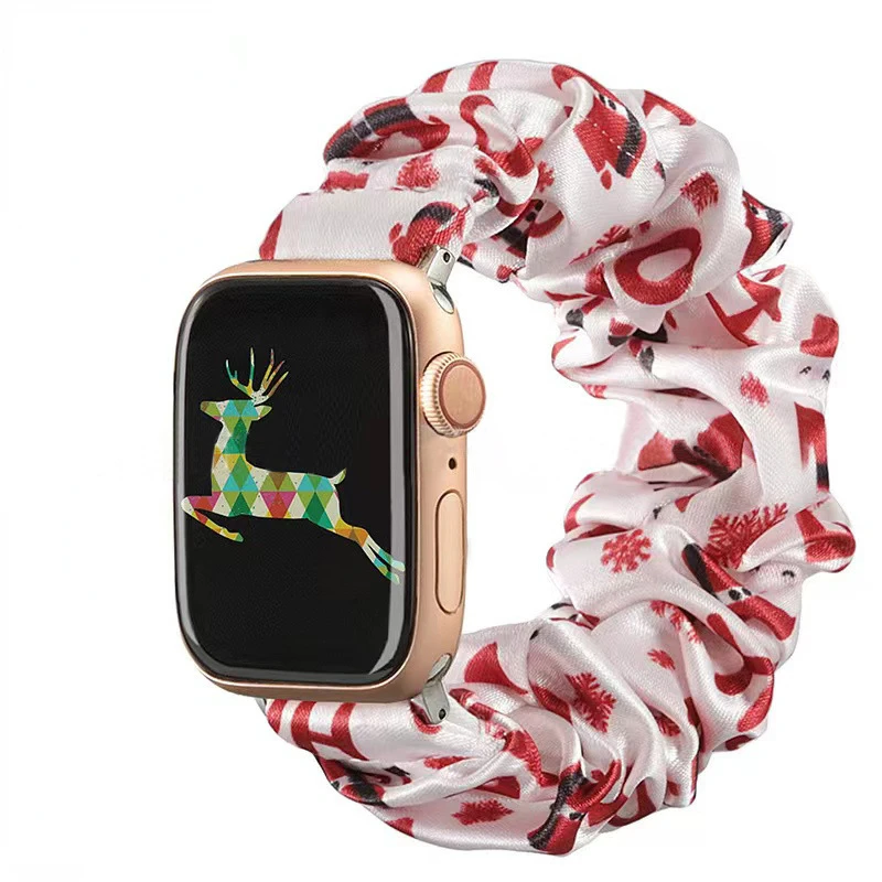 applewatch scrunchie strap Apple Watch strap iwatch7 Elastic strap s8 Strap 8ultra