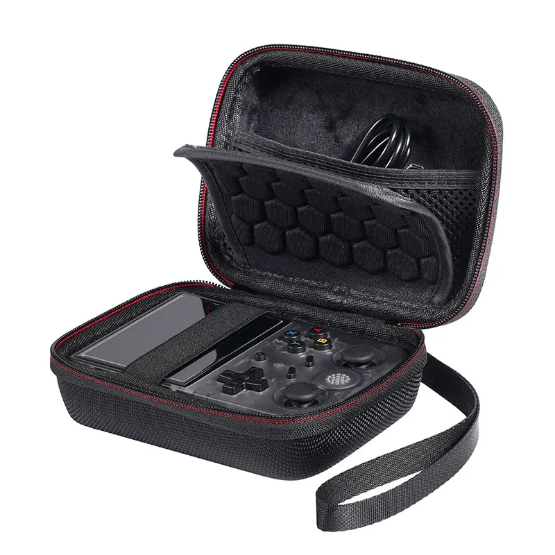 For Anbernic RG35XX/RG353V/RG353VS waterproof portable case EVA hard case shockproof travel bag Handheld Game Bag (ONLY BAG)