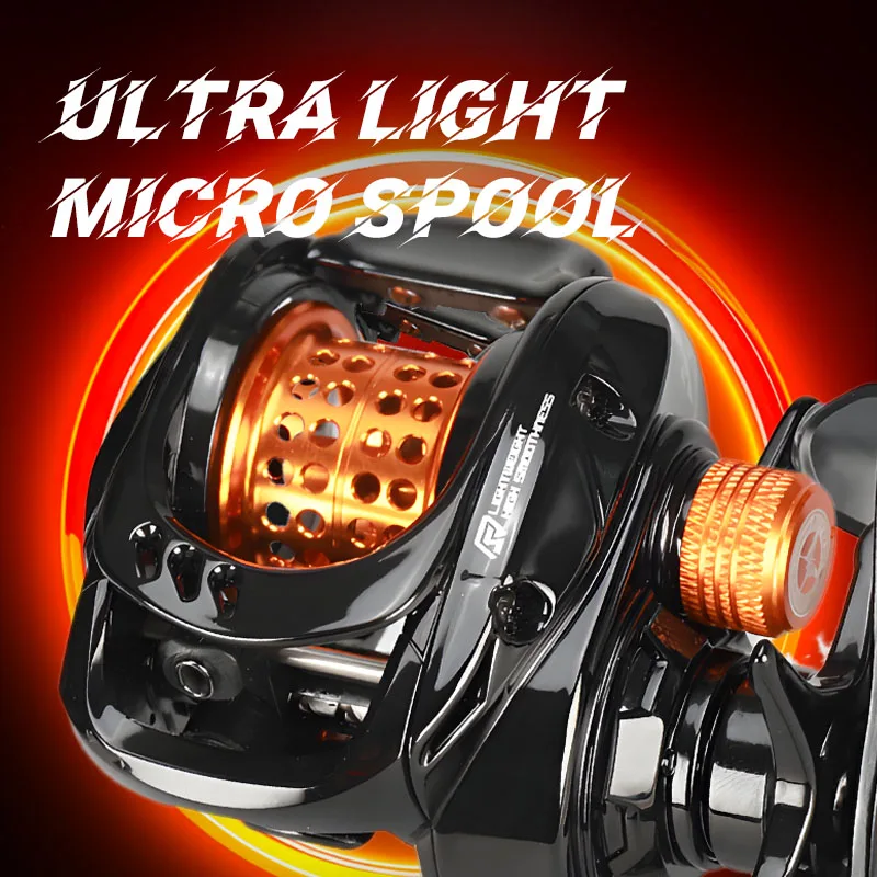 Imagem -02 - Histar Butterfly Baitcasting Fishing Reel High Ratio Bfs 7.1:1 Mais Bbs 192g Peso Leve 5kg de Potência de Arrasto Sistema de Travagem Magnética