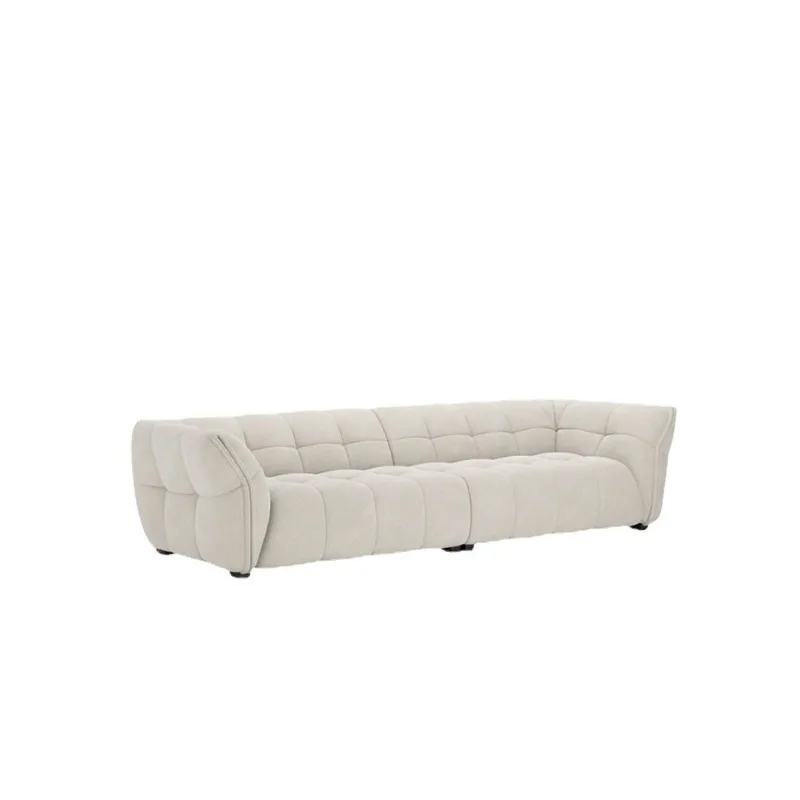 

Nordic Internet celebrity designer modern simple sofa home living room sitting area cream wind small apartment fabric sofa