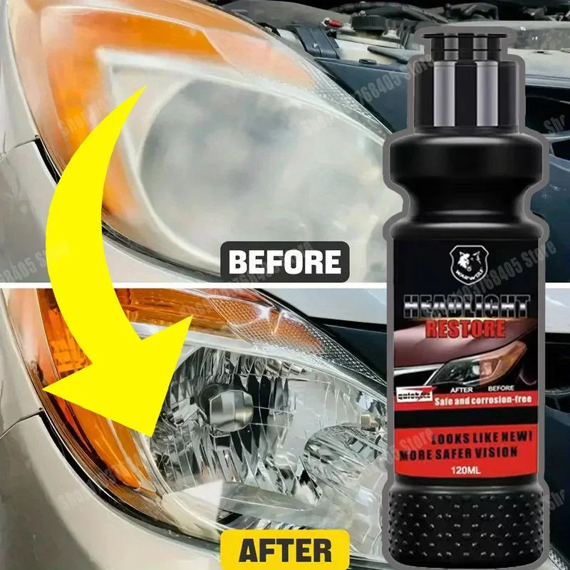 Car Headlight restoration Polishing Repair Fluid lamp Coating polisher Wax Agent cleaner for  restoration Remove Oxidation - Image 5