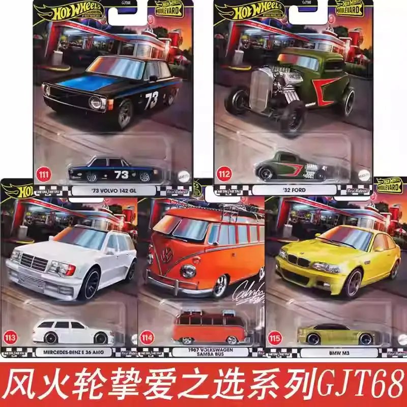 

Orginal In Stock Hot Wheels Boulevard Mix 5 Gjt68 1:64 Diecast Model Collectible Car Model Vehicle Boys Birthday Holiday Gifts