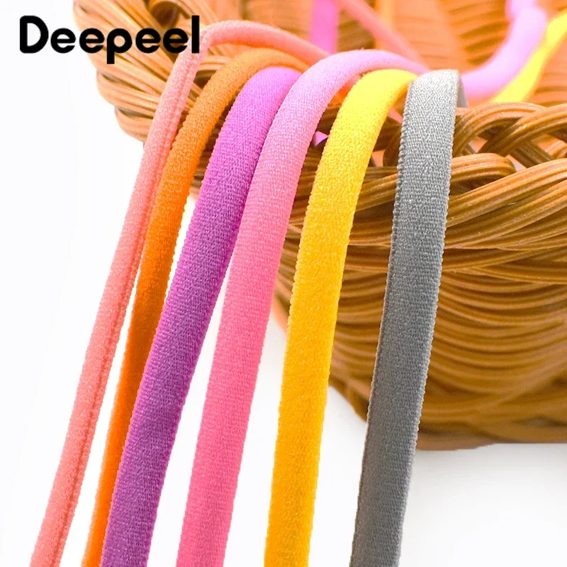 

5/10/20M 3/5mm Sewing Elastics Rope Underwear Shoulder Strap Rubber Band Bungee Cord Shoelace Stretch Elastic Bands Accessories