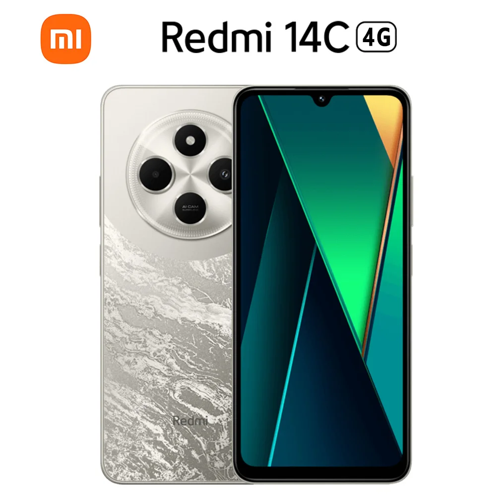 Xiaomi Redmi 14C 4G Global Version  Immersion 6.88'' 120Hz Display 50MP AI Dual Camera Massive 5160mAh Battery 18W Fast Charging