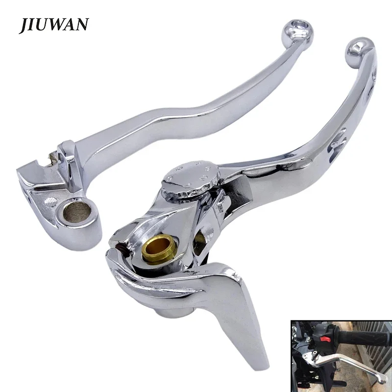 Motorcycles Brake Clutch Levers Left&Right Handle Black/Silver Moto Accessories For 06-08 SUZUKI GSXR 600 750 05-06 GSXR 1000