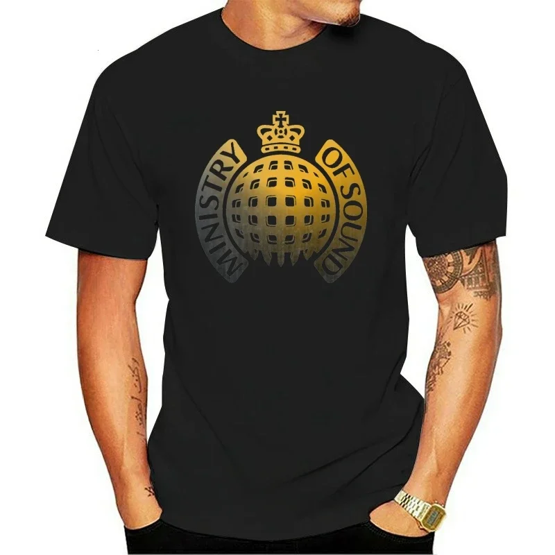 

Новая футболка MINISTRY OF SOUND, мужская летняя футболка, популярная дешевая мужская футболка с круглым вырезом, повседневная мужская футболка с коротким рукавом для фитнеса