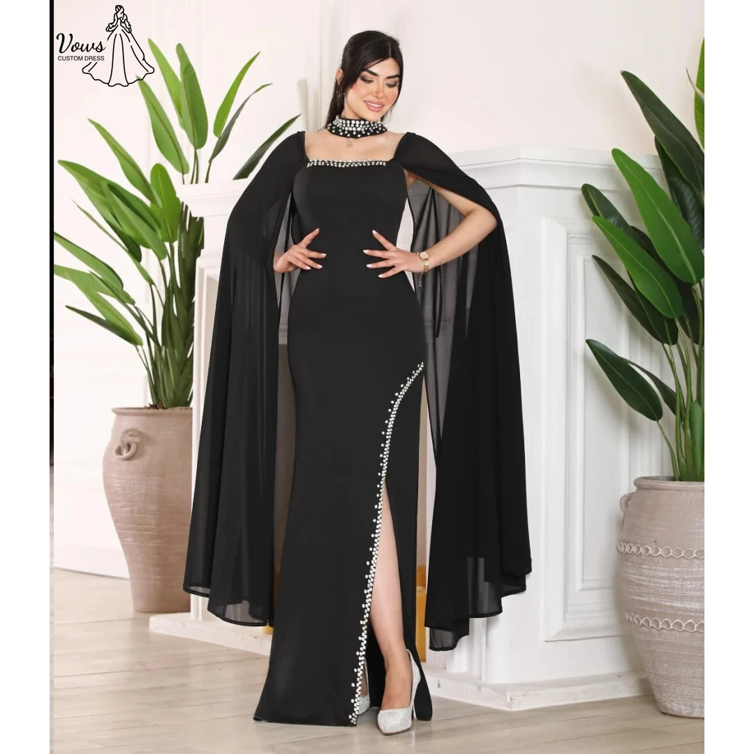 Vows Elegant Party Dresses for Women Luxury Elegant Evening Dresses 2025 Woman Custom Made Slit Fishtail Skirt Rhinestones Dress
