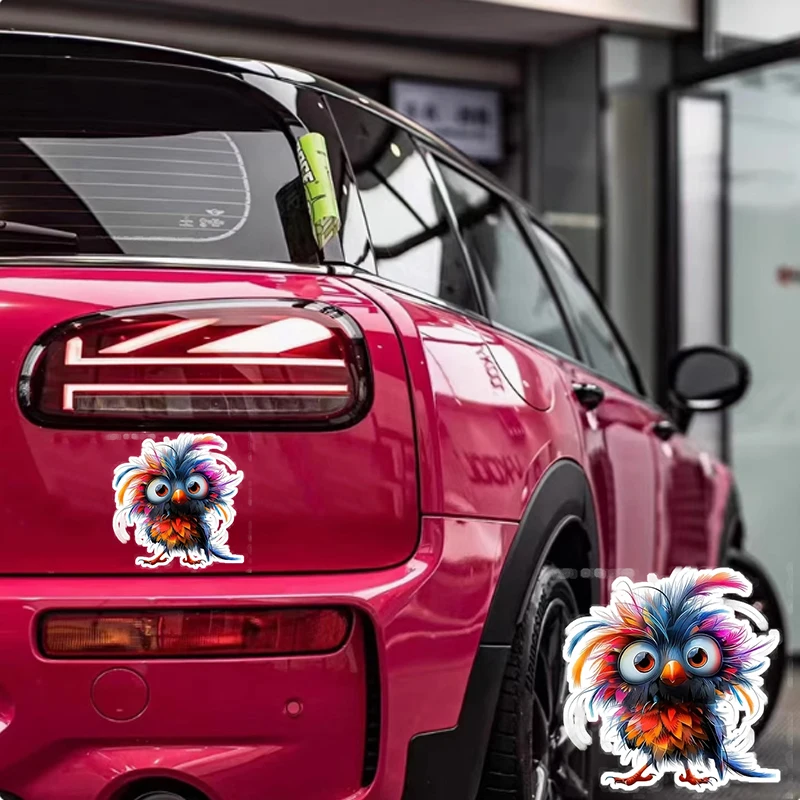 

3D индивидуальная креативная живопись, пять цыплят, автомобильные наклейки, отделка автомобиля, царапины, покрытые автомобильные наклейки