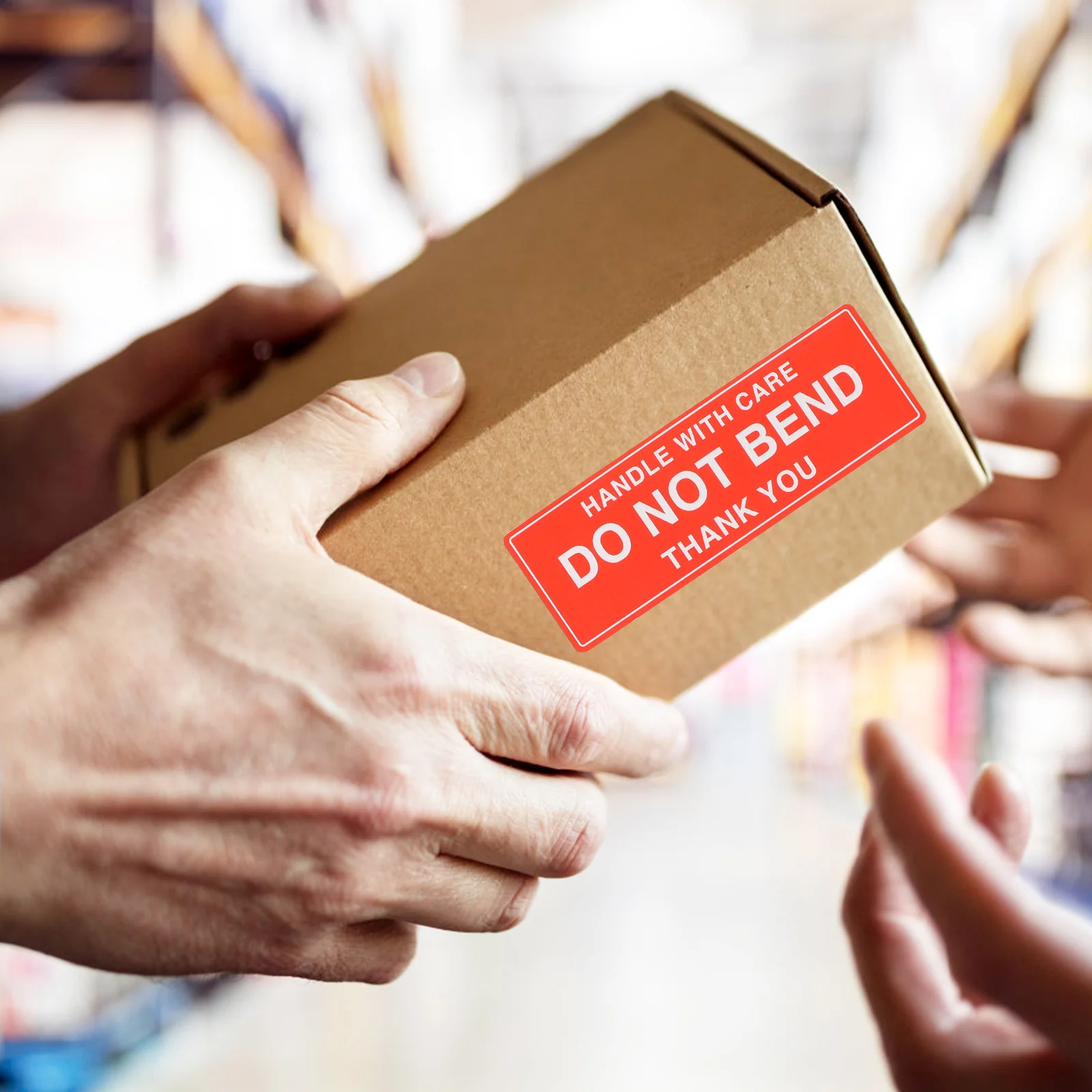 

Caution Self-adhesive Label Stickers Do Not Bend Applique Shipping Packing Labels for Moving Boxes