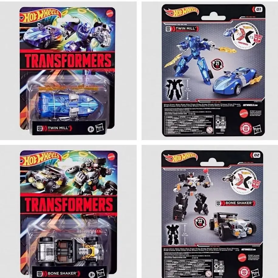 

Оригинальные деформированные игрушки Hot Wheels Трансформеры Модель автомобиля Совместный шейкер для костей Twin Mill Мобильная коллекция кукол Подарки