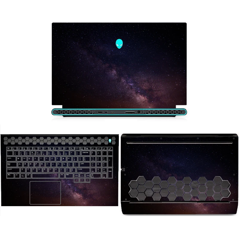 Imagem -05 - Capa para Laptop para Alienware M15 r7 r5 X14 X15 X17 r1 r2 M16 r1 r2 X16 r1 Adesivo para Notebook Alienware M17 r5 Filme Personalizado