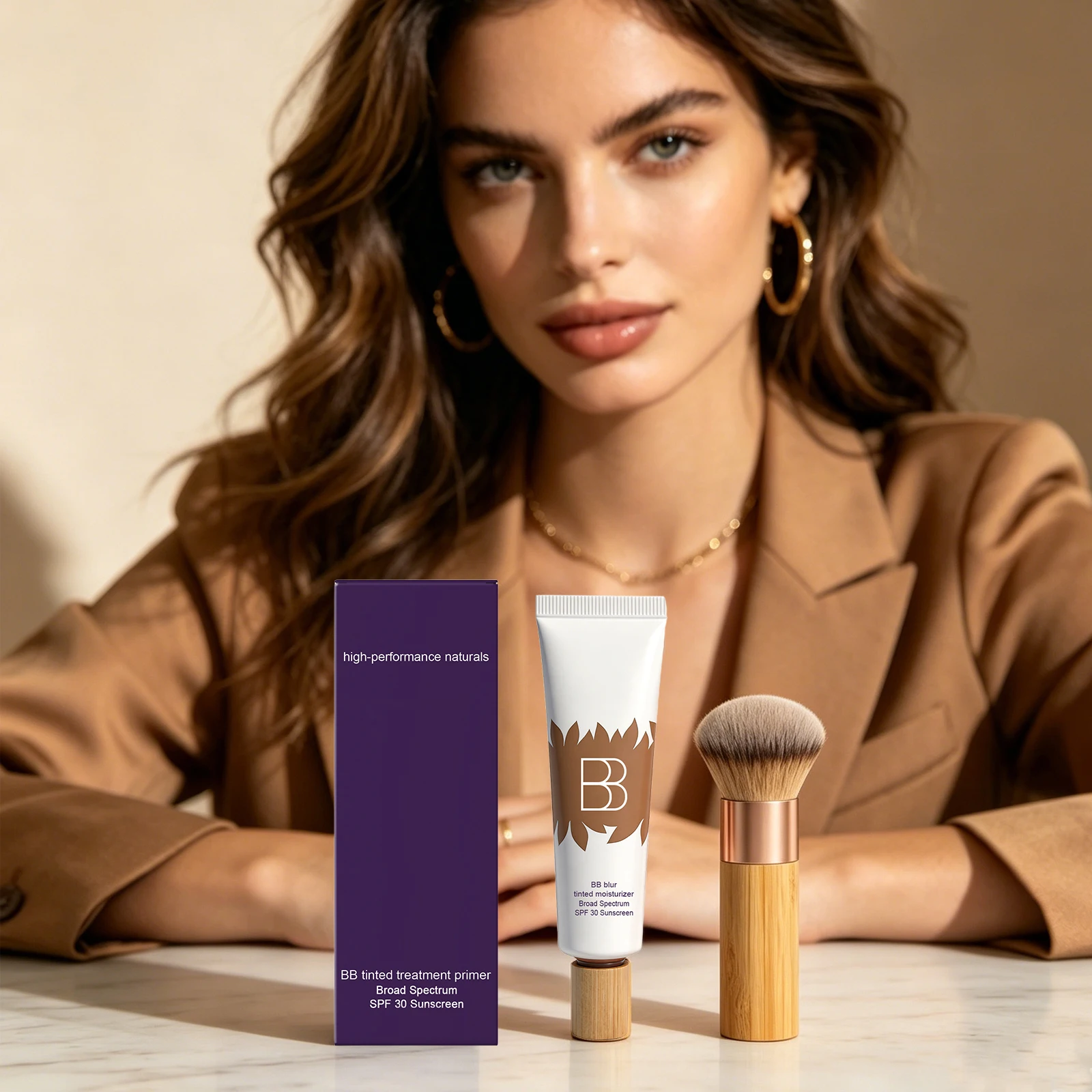 BB Cream Foundation Spf 30 Korean Color Correcting Long Lasting Brighten Natural Concealer Waterproof Liquid Foundation Cosmetic