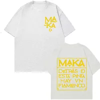 Rapper Maka Detras Desta Pinta Hay Vn Flamenco Graphic Print T Shirts Men Women Fashion Casual 100%  Short Sleeve T-shirts