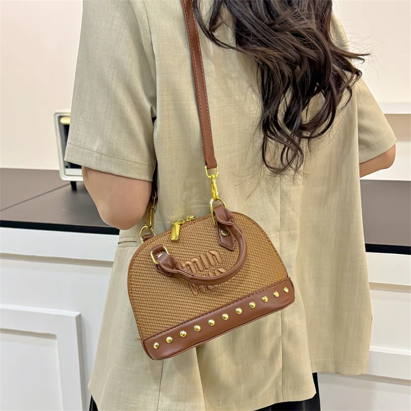 

Women's Shoulder Bag Leather Crossbody Messenger, Famous Designer Handbags Classic Elegant Tote For Professional And Casual
