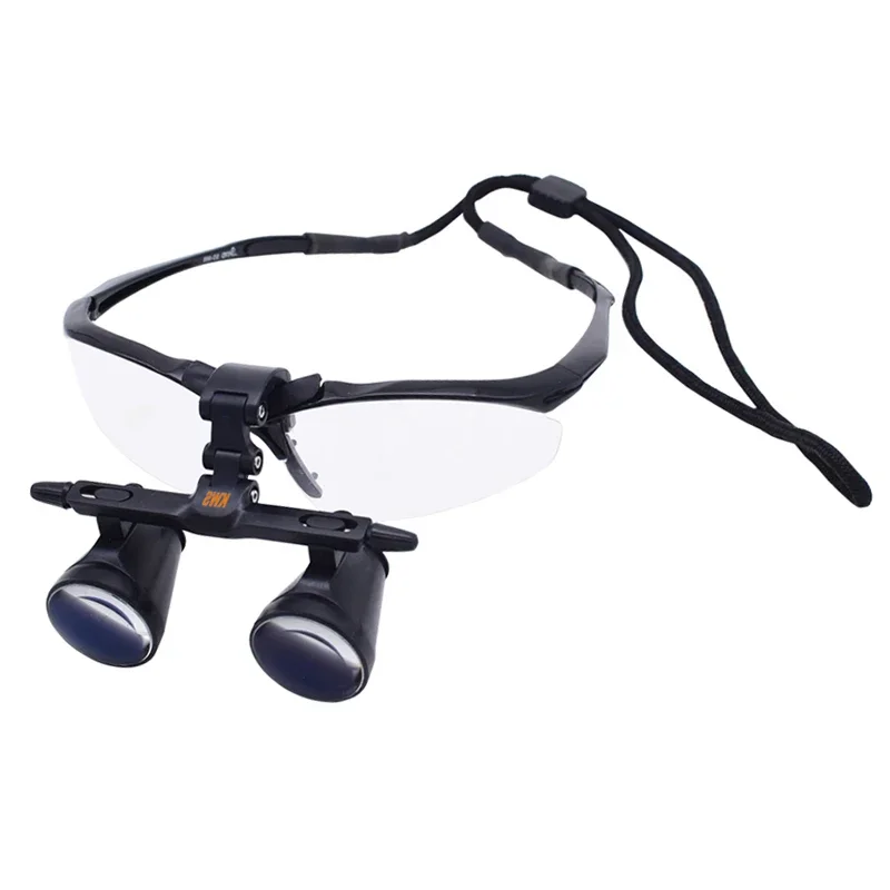 Dental Loupes One-way Screw Thread Loupe Medical Headlight Dentistry Binocular Magnifier 2.5X 3.5X