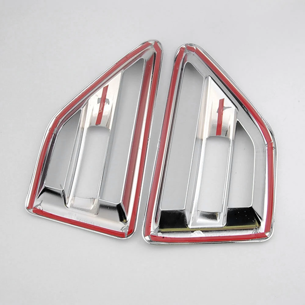 R2-Para 2008-2015 Land Rover Freelander 2 LR2 Chrome ABS Tampa de ventilação de entrada de ar lateral do carro guarnição