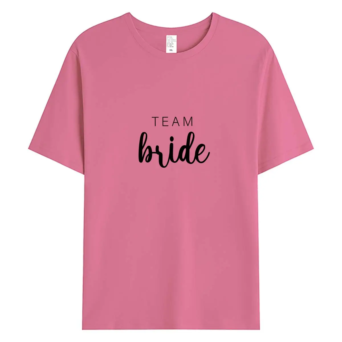 

2026 Summer Women T-shirt Bride Bridesmaid Graphic T Shirts Oversized Short Sleeve Tee Woman Cotton Top Female Tshirt Clothing