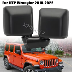 Espelhos laterais aquecidos para jeep wrangler jl 2018-2021 para jeep gladiador 2019-2021 porta asa espelho de vidro assy versão eua