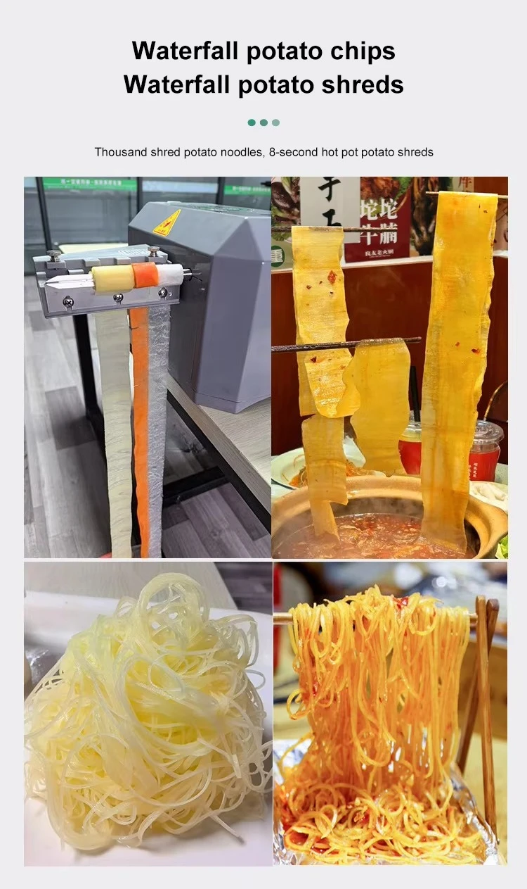 Cucumber, potatoes, carrots, lotus root, cabbage, vegetable spiralizer, spiral slicer, vegetable pasta slicer, chopper