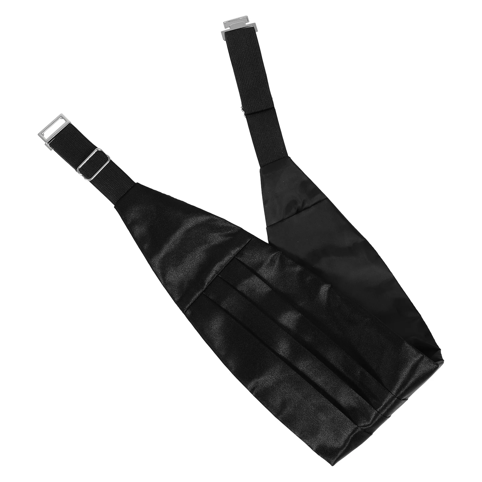 Cummerbund de cetim ajustável conjunto de gravata borboleta elegante smoking faixa de cintura masculino casamento eventos formais cetim cummerbund