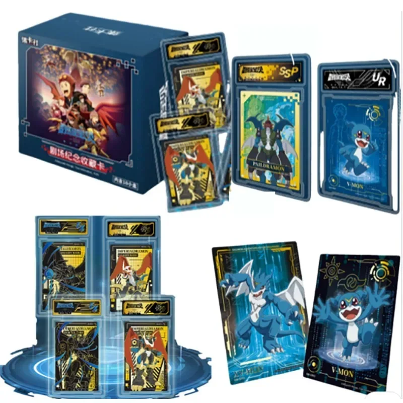 

Card Fun Подлинные карты Digimon Театр Памятное издание Коллекционные карты Ограниченная серия Редкие аниме Периферийные подарочные игрушки