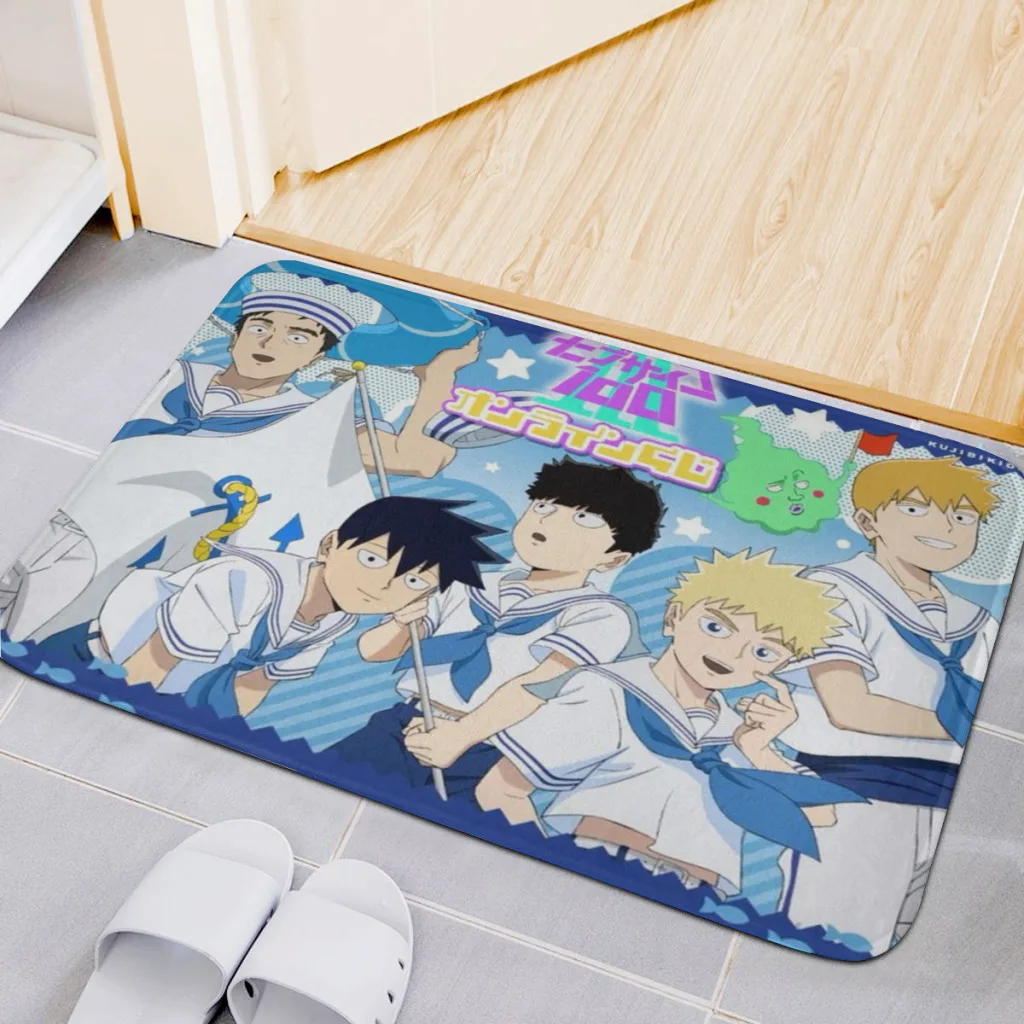 Mob Psycho 100 Living Room Rug Carpet Flannel Slip Mat Decor Aesthetic Dressing