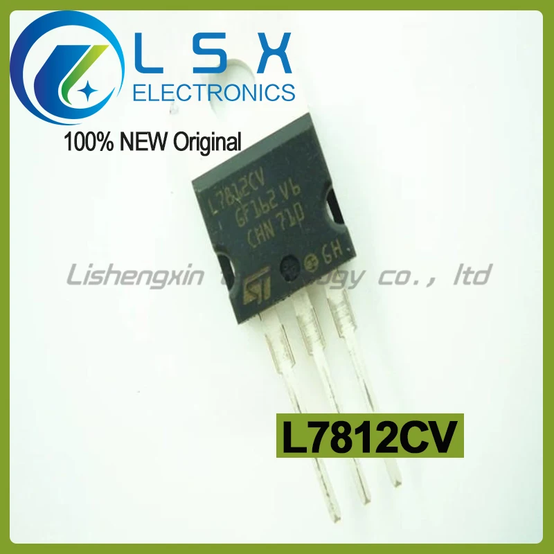 10pcs L7812CV  L7812 TO-220 New and Original