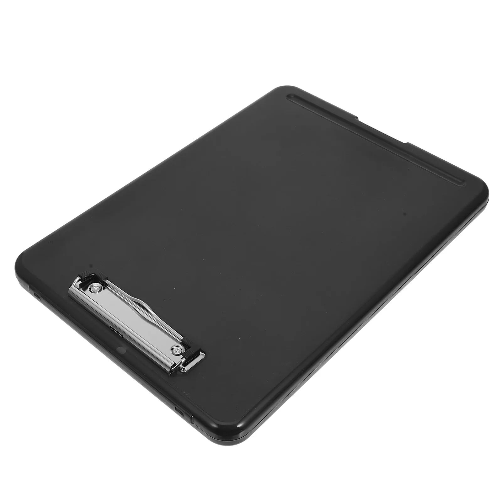 

A4 File Storage Box Clipboard Folder Organizer Heavy Duty Plastic Document Holder for Office School Travel Portable Minimalist