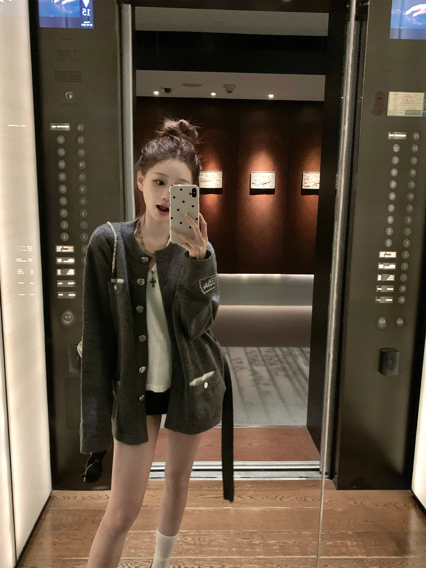 

Кардиган Coolline Classic из чистой шерсти с открытым передом, женское пальто в корейском стиле с завышенной талией, длинный рукав