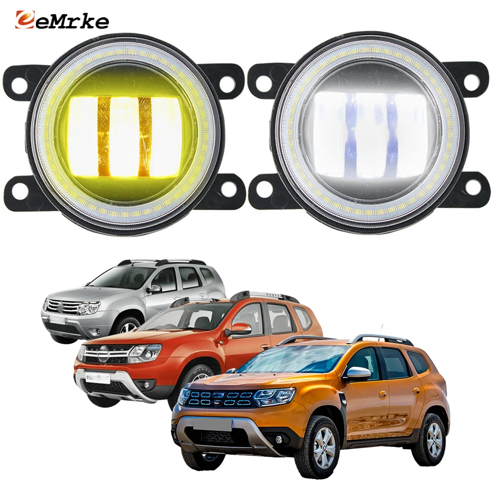 

2X Led DRL Fog Lights for Dacia Renault Duster 2010 2011 2012 2013 2014 2015 2016 2017 2018 2019 Daytime Running Light Driving